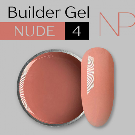 Nartist Гель моделирующий Builder gel Nude 4 15 ml