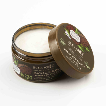 ECOLATIER Green Маска для волос Питание & Восстановление Серия ORGANIC COCONUT 250 мл