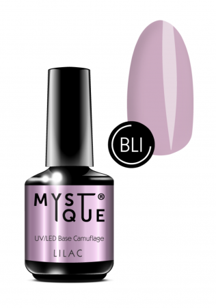 Mystique База камуфлирующая для гель-лака Lilac 15мл