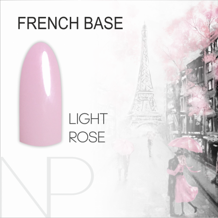 Nartist База камуфлирующая для гель-лака French Base Light Rose 15мл