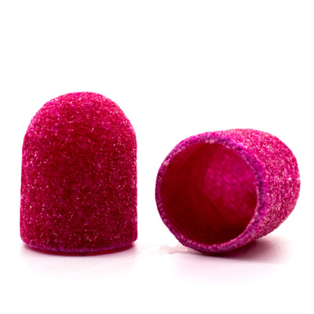 Pilitte Колпачки шлифовальные для педикюра на тканевой основе Silver Kiss 10мм розовый 120гр 10шт/уп