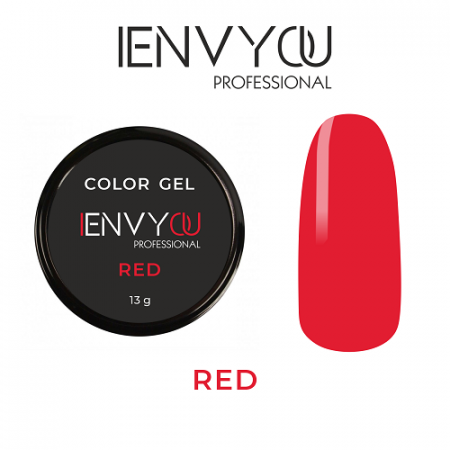 Envy Гель камуфлирующий Color gel 02 Red 13г.