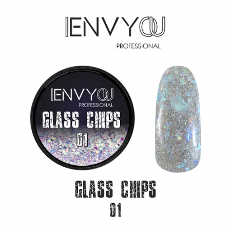 ENVY Декоративный гель Glass Chips 01 6 гр.