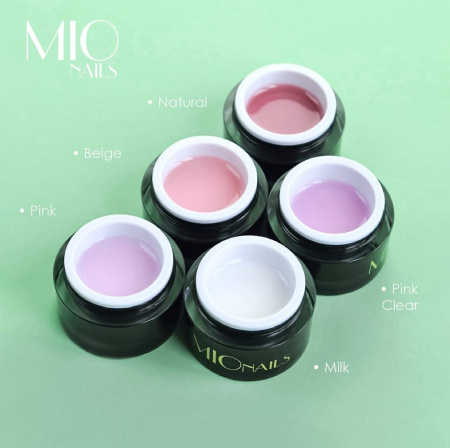 Mio Nails Гель моделирующий Pink Clear средняя вязкость 15 мл.