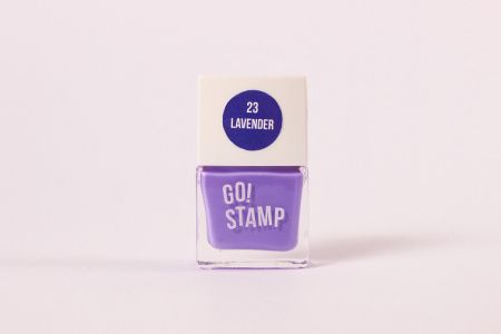 Go Stamp Лак для стемпинга 23 Lavender 11мл