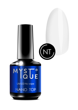 Mystique Топ для гель-лака Top Nano No wipe 15мл