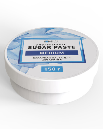 Milv Паста для шугаринга сахарная Sugar Средняя 18127 150 гр.